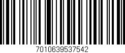 Código de barras (EAN, GTIN, SKU, ISBN): '7010639537542'