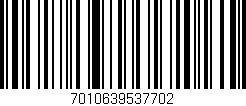 Código de barras (EAN, GTIN, SKU, ISBN): '7010639537702'
