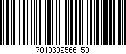 Código de barras (EAN, GTIN, SKU, ISBN): '7010639566153'
