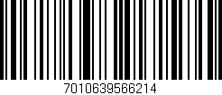Código de barras (EAN, GTIN, SKU, ISBN): '7010639566214'