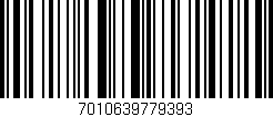 Código de barras (EAN, GTIN, SKU, ISBN): '7010639779393'