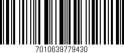 Código de barras (EAN, GTIN, SKU, ISBN): '7010639779430'