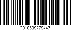 Código de barras (EAN, GTIN, SKU, ISBN): '7010639779447'