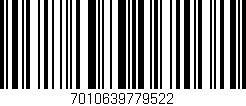 Código de barras (EAN, GTIN, SKU, ISBN): '7010639779522'
