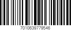 Código de barras (EAN, GTIN, SKU, ISBN): '7010639779546'
