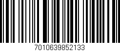 Código de barras (EAN, GTIN, SKU, ISBN): '7010639852133'