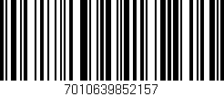 Código de barras (EAN, GTIN, SKU, ISBN): '7010639852157'