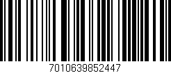 Código de barras (EAN, GTIN, SKU, ISBN): '7010639852447'