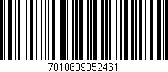 Código de barras (EAN, GTIN, SKU, ISBN): '7010639852461'