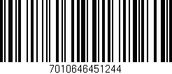 Código de barras (EAN, GTIN, SKU, ISBN): '7010646451244'