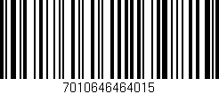 Código de barras (EAN, GTIN, SKU, ISBN): '7010646464015'