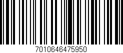Código de barras (EAN, GTIN, SKU, ISBN): '7010646475950'