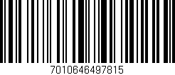 Código de barras (EAN, GTIN, SKU, ISBN): '7010646497815'