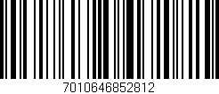Código de barras (EAN, GTIN, SKU, ISBN): '7010646852812'