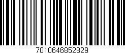 Código de barras (EAN, GTIN, SKU, ISBN): '7010646852829'
