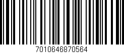 Código de barras (EAN, GTIN, SKU, ISBN): '7010646870564'