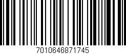 Código de barras (EAN, GTIN, SKU, ISBN): '7010646871745'