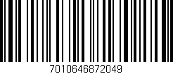 Código de barras (EAN, GTIN, SKU, ISBN): '7010646872049'