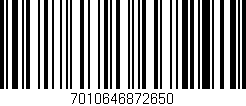 Código de barras (EAN, GTIN, SKU, ISBN): '7010646872650'