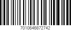 Código de barras (EAN, GTIN, SKU, ISBN): '7010646872742'