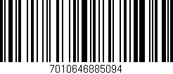 Código de barras (EAN, GTIN, SKU, ISBN): '7010646885094'