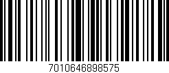Código de barras (EAN, GTIN, SKU, ISBN): '7010646898575'