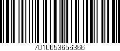Código de barras (EAN, GTIN, SKU, ISBN): '7010653656366'
