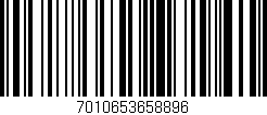 Código de barras (EAN, GTIN, SKU, ISBN): '7010653658896'