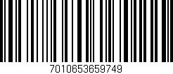 Código de barras (EAN, GTIN, SKU, ISBN): '7010653659749'