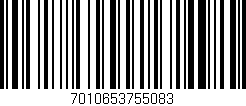 Código de barras (EAN, GTIN, SKU, ISBN): '7010653755083'