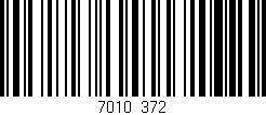 Código de barras (EAN, GTIN, SKU, ISBN): '7010/372'