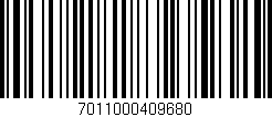 Código de barras (EAN, GTIN, SKU, ISBN): '7011000409680'