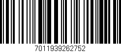 Código de barras (EAN, GTIN, SKU, ISBN): '7011939262752'