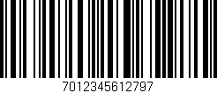 Código de barras (EAN, GTIN, SKU, ISBN): '7012345612797'