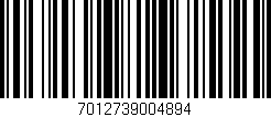 Código de barras (EAN, GTIN, SKU, ISBN): '7012739004894'