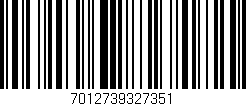 Código de barras (EAN, GTIN, SKU, ISBN): '7012739327351'