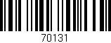 Código de barras (EAN, GTIN, SKU, ISBN): '70131'