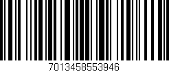 Código de barras (EAN, GTIN, SKU, ISBN): '7013458553946'