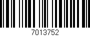Código de barras (EAN, GTIN, SKU, ISBN): '7013752'