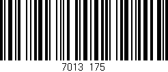 Código de barras (EAN, GTIN, SKU, ISBN): '7013/175'