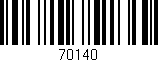 Código de barras (EAN, GTIN, SKU, ISBN): '70140'