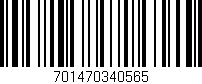 Código de barras (EAN, GTIN, SKU, ISBN): '701470340565'