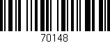 Código de barras (EAN, GTIN, SKU, ISBN): '70148'