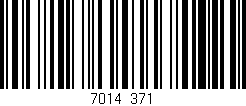 Código de barras (EAN, GTIN, SKU, ISBN): '7014/371'