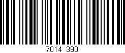 Código de barras (EAN, GTIN, SKU, ISBN): '7014/390'