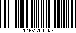 Código de barras (EAN, GTIN, SKU, ISBN): '7015527830026'