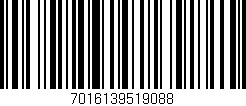 Código de barras (EAN, GTIN, SKU, ISBN): '7016139519088'