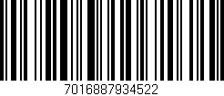 Código de barras (EAN, GTIN, SKU, ISBN): '7016887934522'
