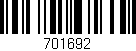 Código de barras (EAN, GTIN, SKU, ISBN): '701692'