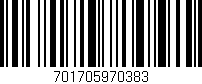 Código de barras (EAN, GTIN, SKU, ISBN): '701705970383'